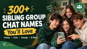 300+ Sibling Group Chat Names: That Are Seriously Funny, Cute and Unexpected